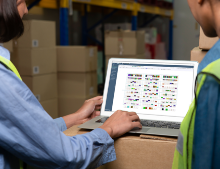 worker-viewing-computer-screen-slotting-software