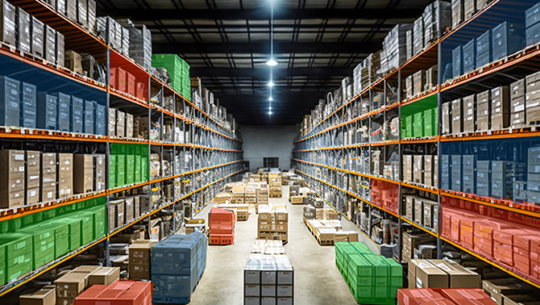 view-of-racks-warehouse--inventory pareto-principle