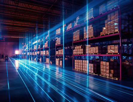 digital-warehouse-with-electronic-grids-artificial-intelligence