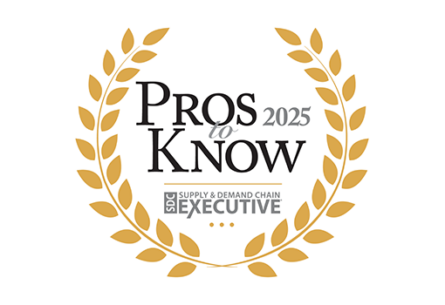 Supply & Demand Chain Executive 2025 Pros to Know award logo