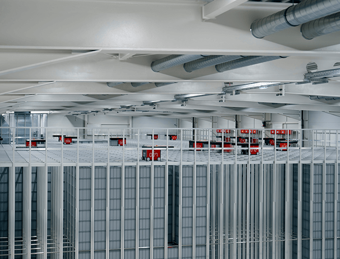 AutoStore high-density, high-throughput storage solution
