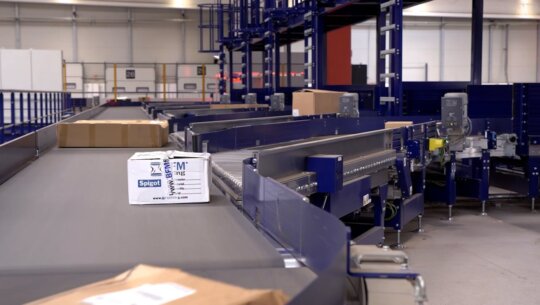 GLS Sordio warehouse sortation system