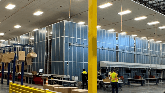 Moen AutoStore automated storage and retrieval system - FORTNA