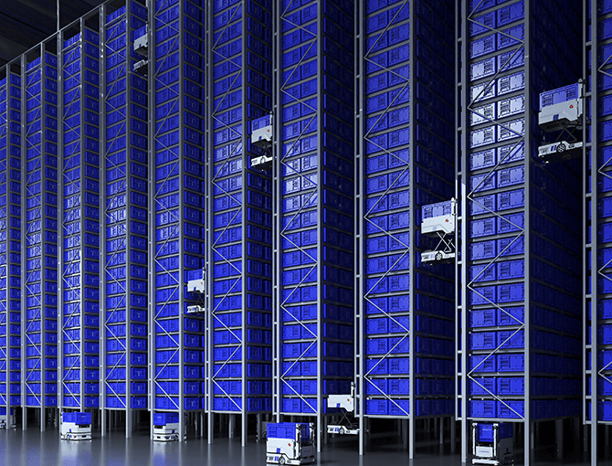 Hai Robotics automated storage and retrieval system (ASRS) - FORTNA partner